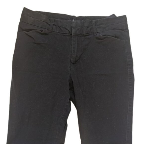 -GAP Black Pants Slim City Boot Cut Size 4 - Picture 2 of 3